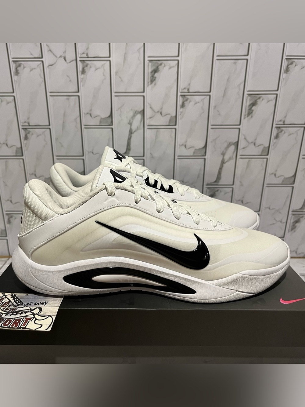 New Nike A’ja Wilson A’One Basketball Shoes White Black Kobe LeBron Retro KD - Picture 2 of 16
